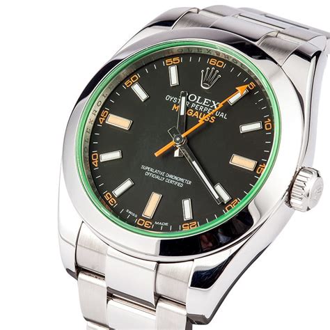 buy rolex milgauss green|rolex milgauss 116400 white dial.